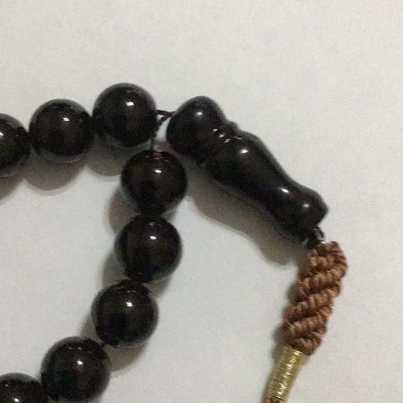 New Blood Stone Islamic prayer rosary Misbah - Picture 3 of 5